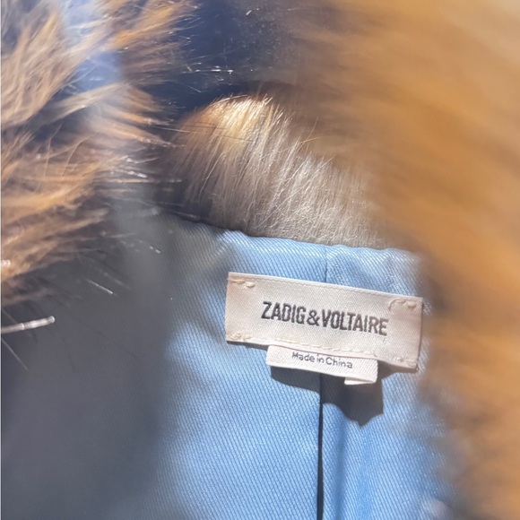 Zadig & Voltaire Luxurious Faux Fur Coat in Rich Brown - Picture 3 of 15